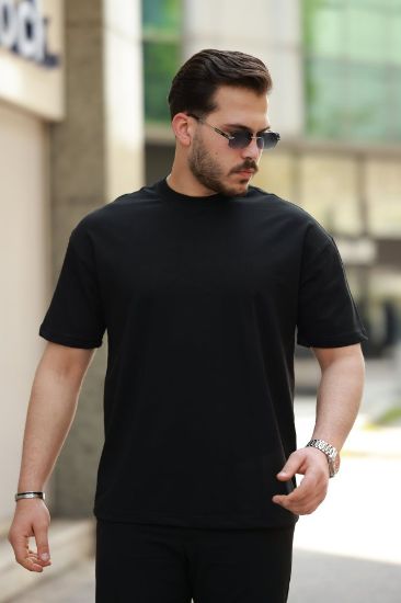 Erkek Kısa Kollu Basic Oversize Tshirt resmi